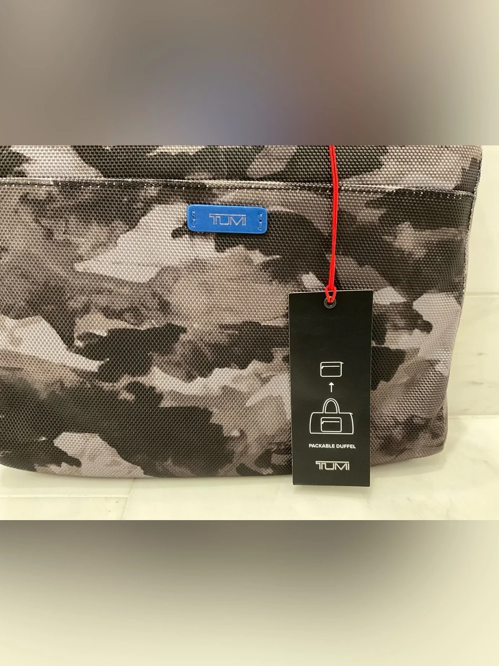 NEW TUMI Voyageur JUST IN CASE Packable 20.5” Duffel Bag - MOUNTAIN CAMO